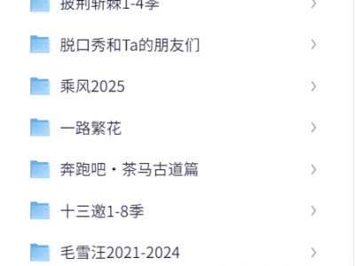 综艺合集【披荆斩棘】【乘风】【脱口秀和ta的朋友们】【一路繁花】【奔跑吧】【毛雪汪】
