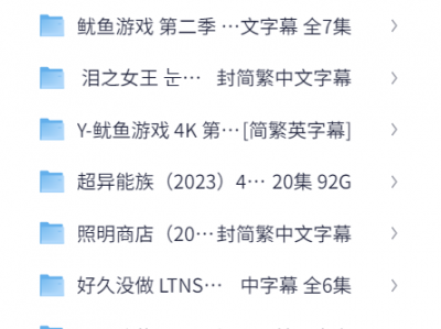最新韩国热度高评分高的电视剧【鱿鱼游戏】【黑暗荣耀】【照明商店】【泪之女王】等,免费下载
